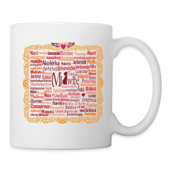 Midwife in 76 languages - Tasse - Weiß - Rechts