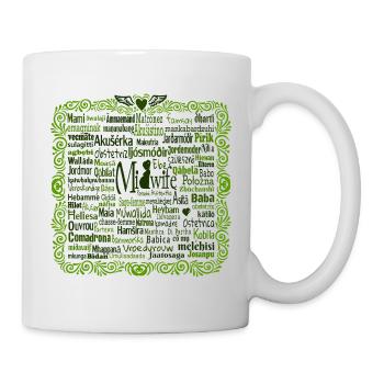 Hebamme International grü - Tasse - Weiß - Rechts