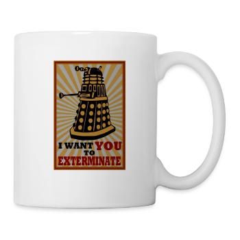 Dalek - Tasse - Weiß - Rechts