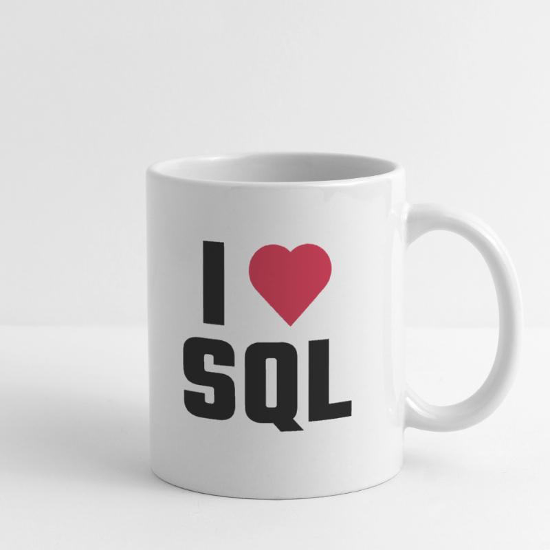 J'aime SQL Mug blanc