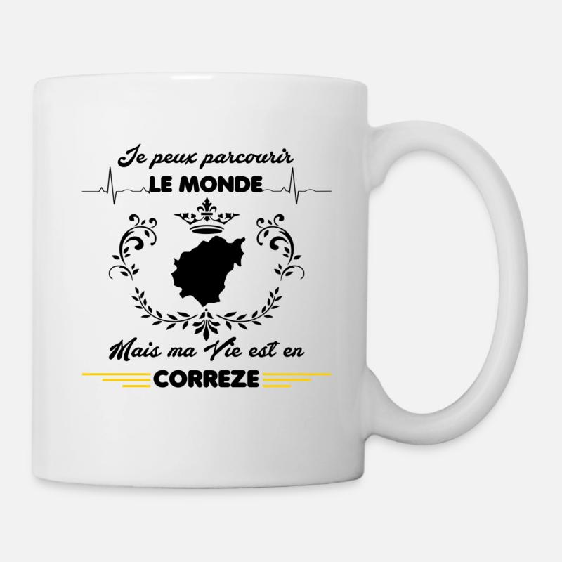 MA VIE EST EN CORREZE - Mug blanc - blanc