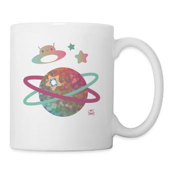 magischer Planet - Tasse - Weiß - Rechts