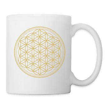 Fleur de Vie - Mandala Fleur de Vie - Mug blanc - blanc - Droite