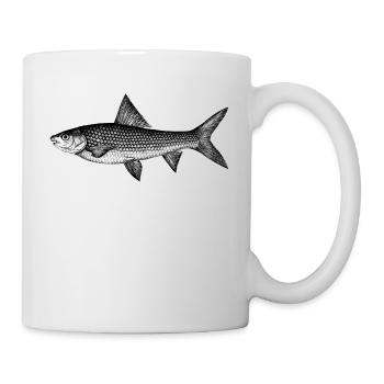 karpfen carp fisch fish animal tiere - Tasse - Weiß - Rechts
