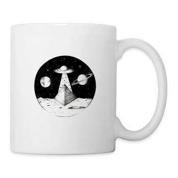 univers - Mug blanc - blanc - Droite