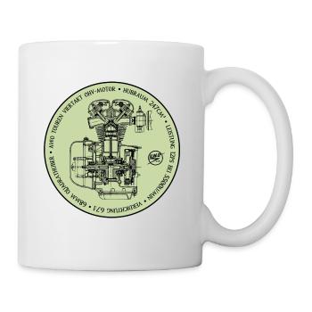 AWO tours engine light green - Mug - white - Right
