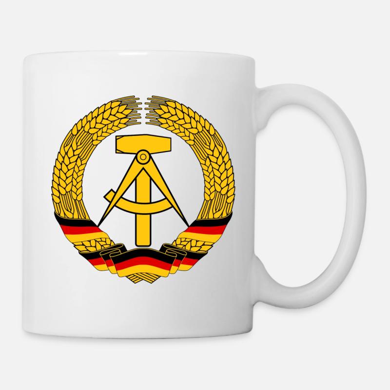 DDR Wappen - Tasse - Weiß