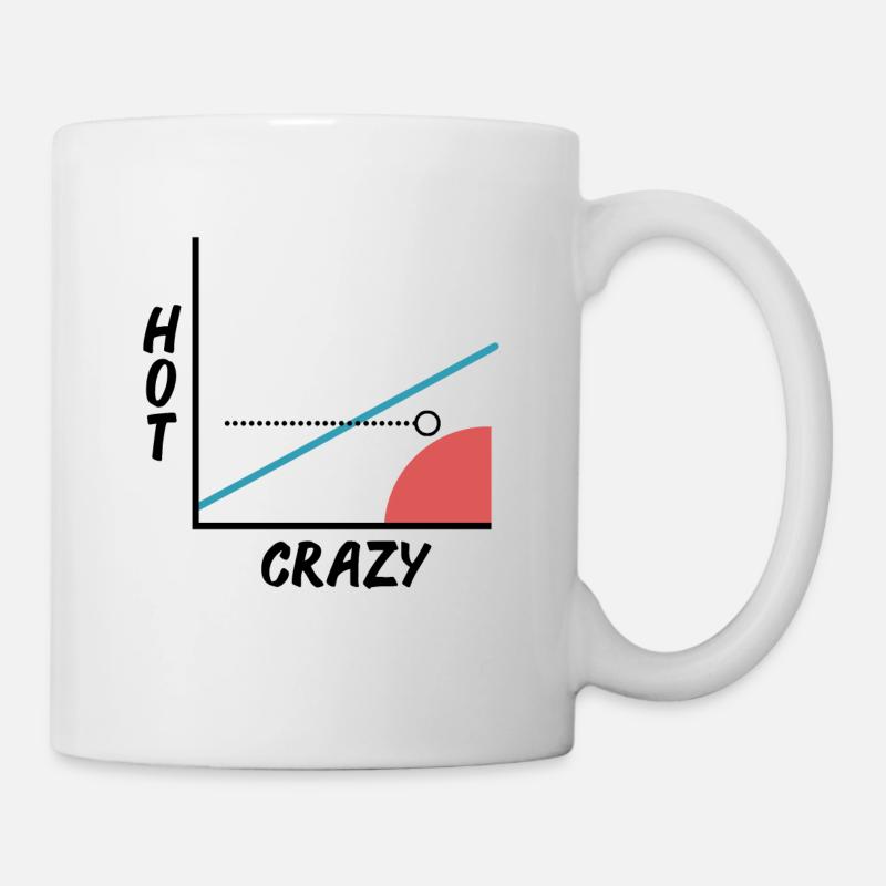 Crazy Hot Scale - Graphisme - Graphique - Barny - Mug blanc - blanc