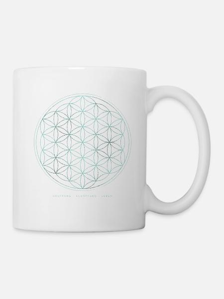 Fleur de Vie - Origin Creation Life - Mug blanc - blanc