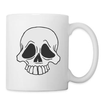 Skull - Mug - white - Right