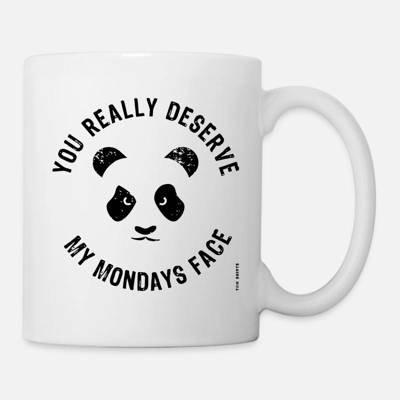 Mondays Face - Mug - white
