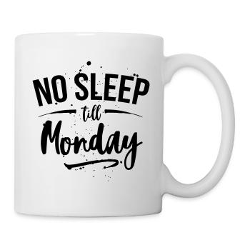 Pas de sommeil jusqu'à lundi - Mug blanc - blanc - Droite