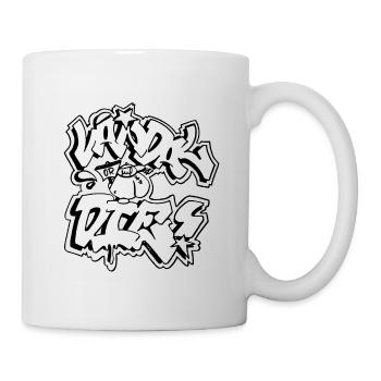 vandal or black die - Mug - white - Right