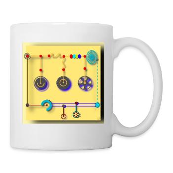 Grafik Kunst 🎨 - Tasse - Weiß - Rechts