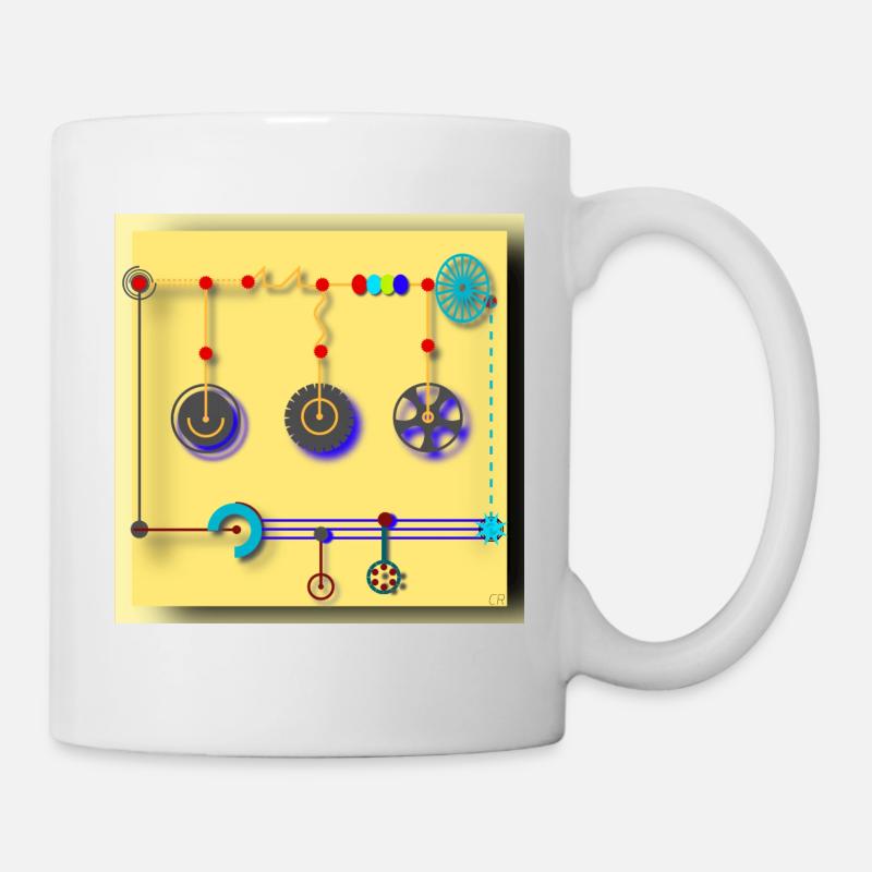 Art graphique - Mug blanc - blanc