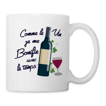 Like the wine - birthday - Mug - white - Right