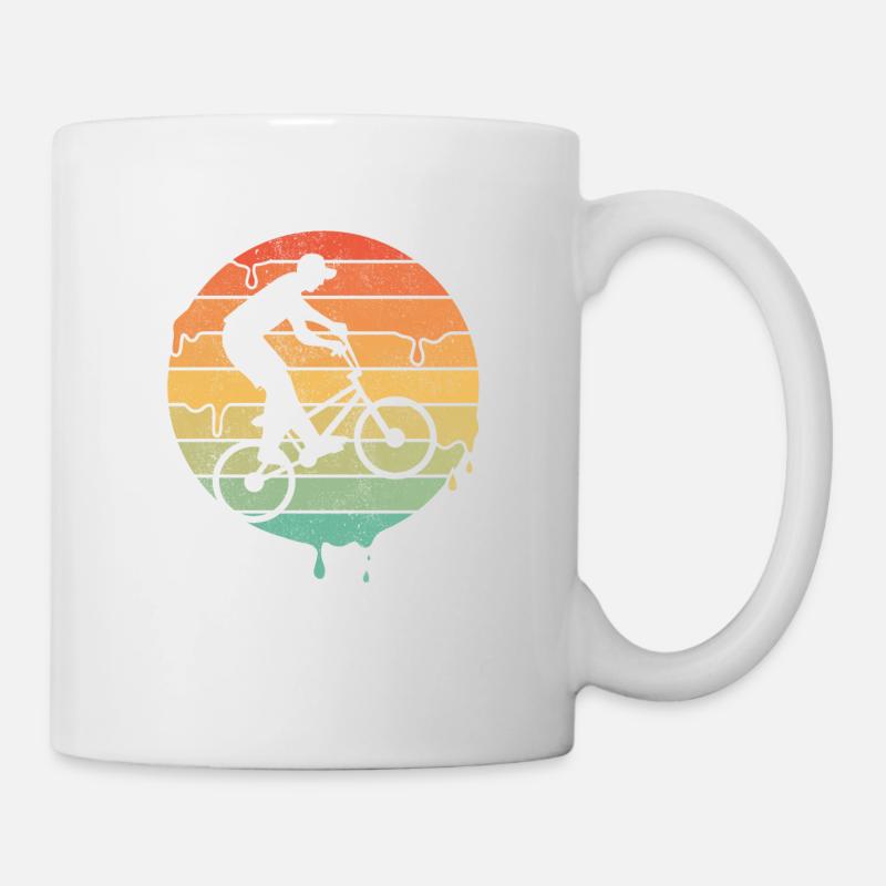 Pilote vintage BMX - Mug blanc - blanc
