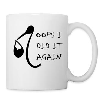 oops i did it again - Mug - white - Right