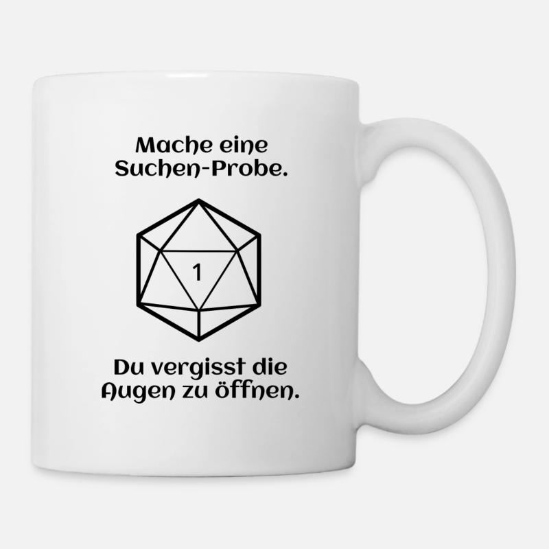 W20 - Suchen - Pech - Tasse - Weiß
