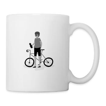 Radsport - Tasse - Weiß - Rechts