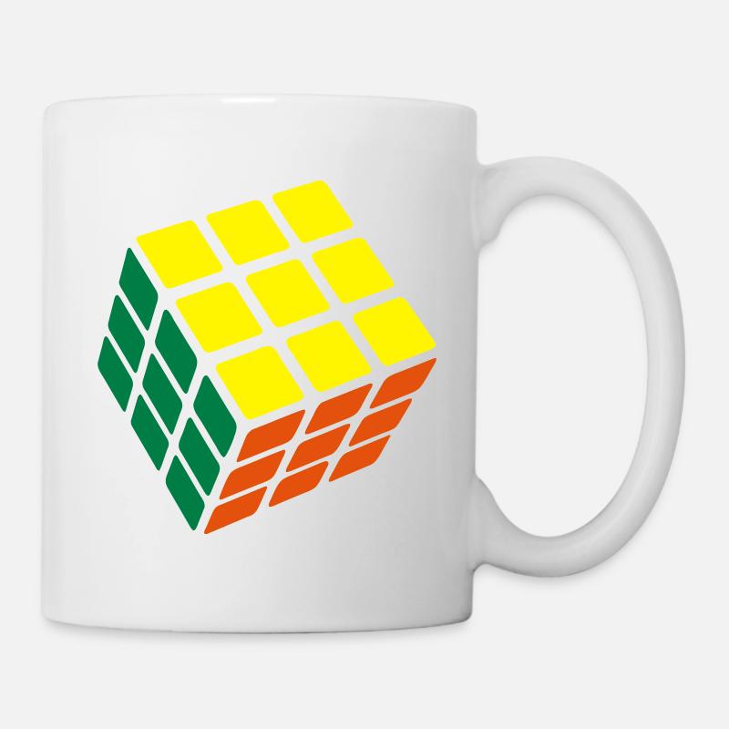 Rubik's Cube gelöst - Tasse - Weiß