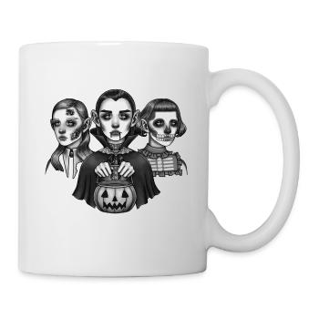 Trick-or-Treat-Monster - Tasse - Weiß - Rechts
