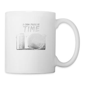 I can freeze time - Tasse - Weiß - Rechts