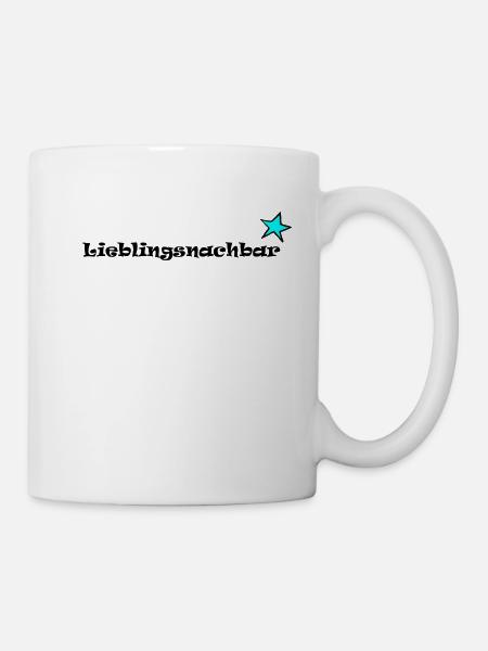 lieblings nachbar - Tasse - Weiß