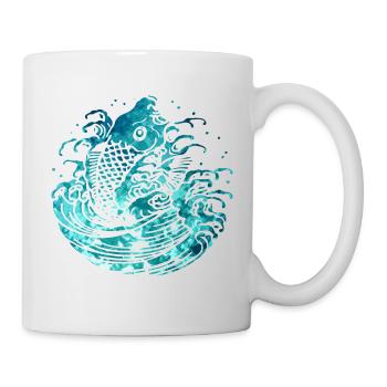 poisson - Mug blanc - blanc - Droite