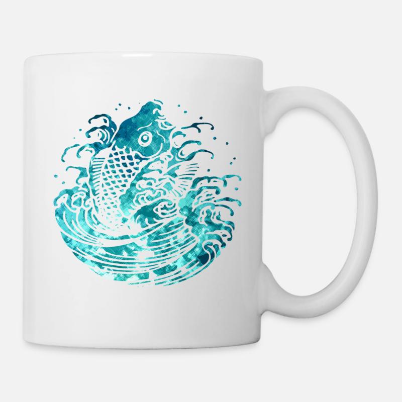 fish - Mug - white