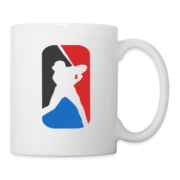 Baseball - Tasse - Weiß - Rechts