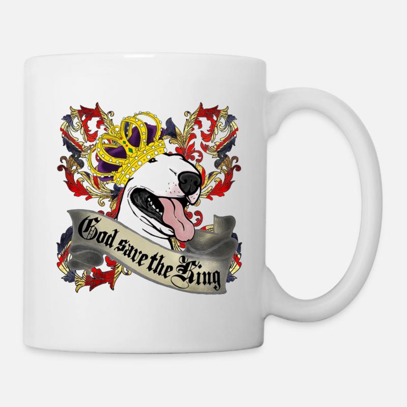 King Bullterrier - Tasse - Weiß