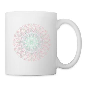 Yogi, Prana Mandala pastell - Tasse - Weiß - Rechts
