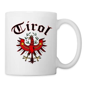 Tirol T-Shirt - Tasse - Weiß - Rechts