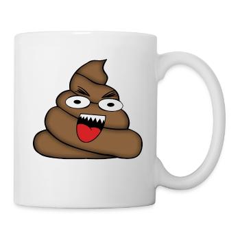CRAZY POOP - Mug - white - Right