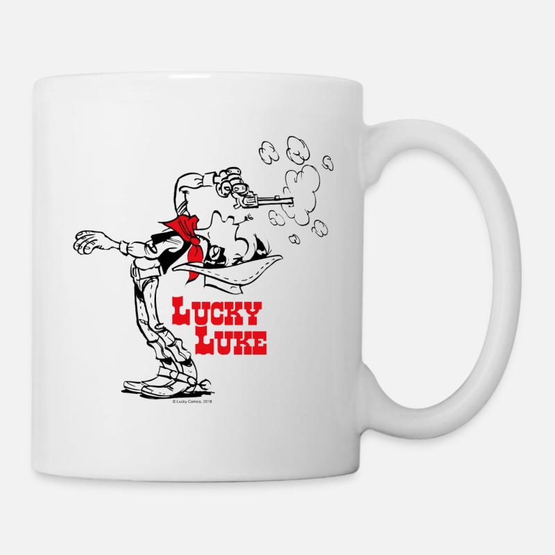 Lucky Luke Cow-boy Dur Á Cuire - Mug blanc - blanc