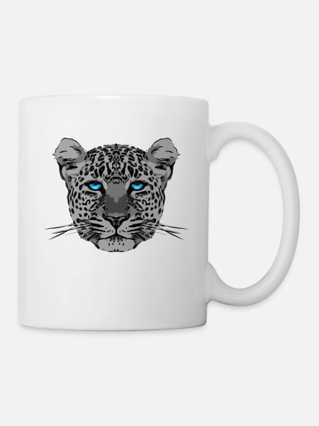 leopard3 2 - Tasse - Weiß