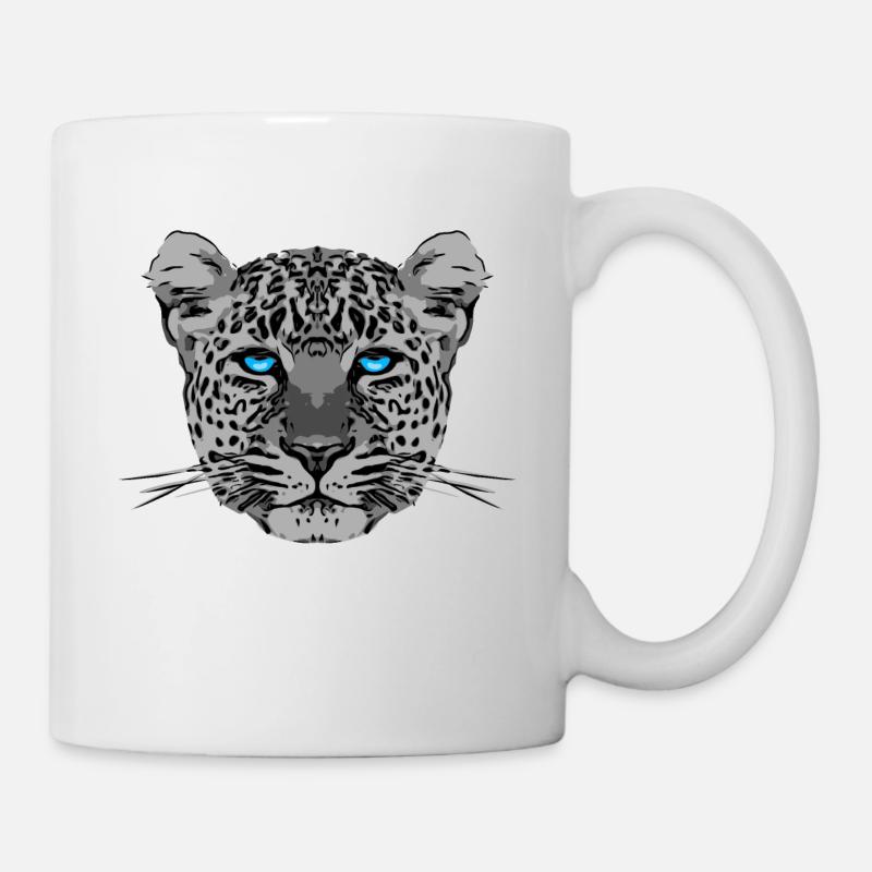 leopard3 2 - Tasse - Weiß