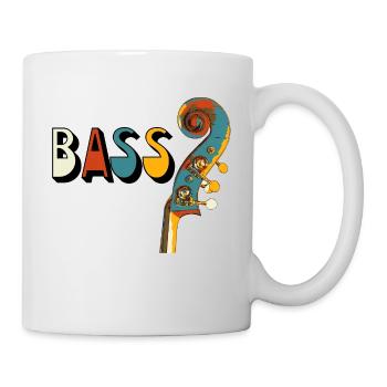 bass escargot3 - Mug blanc - blanc - Droite