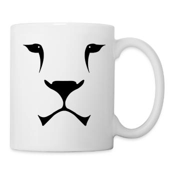 Lion - Mug blanc - blanc - Droite