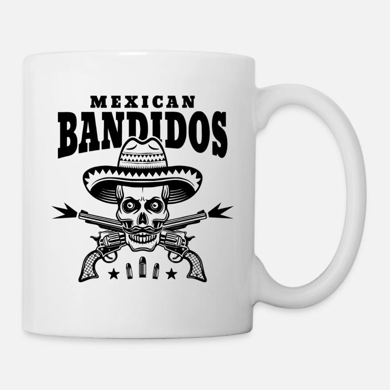 Mexikanska outlaw - Mugg - vit
