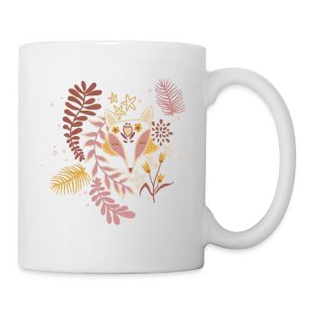 Rosa Fuchs - Tasse - Weiß - Rechts