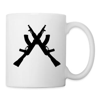 Crossed AK47 - Tasse - Weiß - Rechts