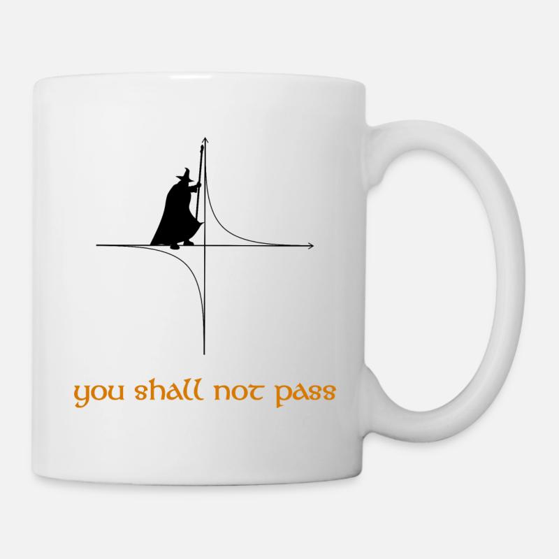 Vous ne passerez pas - Math Physics Nerd Shirt - Mug blanc - blanc