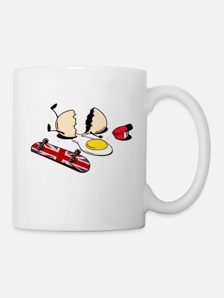 Egg Crack - Mug - white