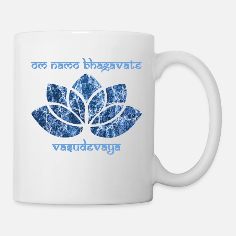 mantra om namo bhagavate vasudevaya e 206 - Tasse - Weiß