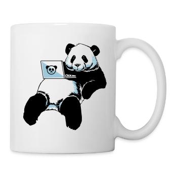 it shirt programmierer panda - Tasse - Weiß - Rechts
