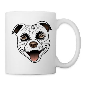 Staffy Lenka - Santa Muerte - Mug blanc - blanc - Droite
