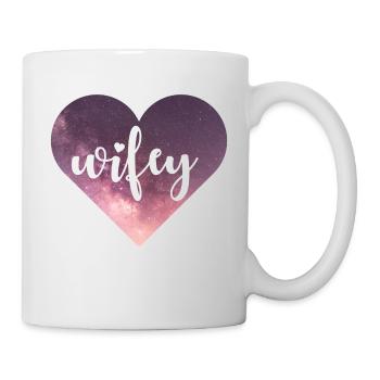 Wifey Galaxy Heart - Mug blanc - blanc - Droite