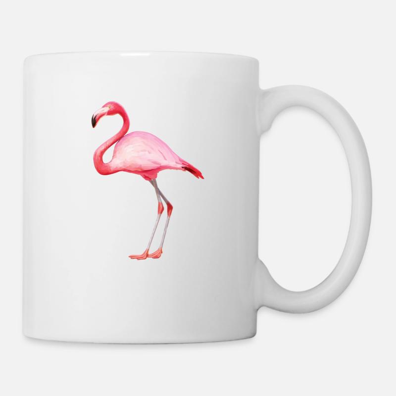 flamingo - Tasse - Weiß